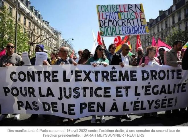 法国反种族主义组织对勒庞集会附近散发的极右翼传单提出投诉